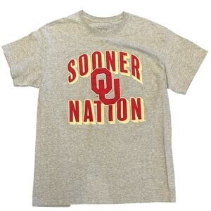 OU University of Oklahoma Sooner Nation T-Shirt Adult Large Short Sleeve